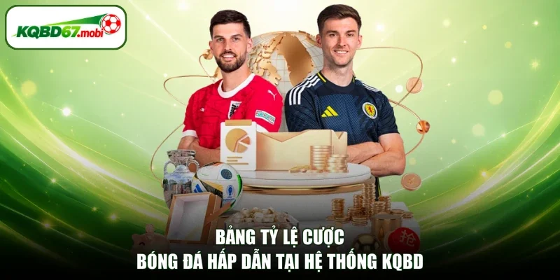 Bảng tỷ lệ cược bóng đá hấp dẫn tại hệ thống KQBD