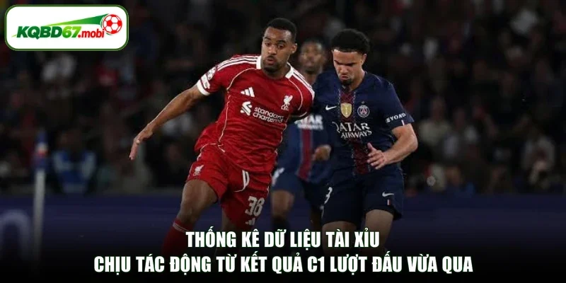 Thống kê dữ liệu tài xỉu chịu tác động từ kết quả C1 lượt đấu vừa qua